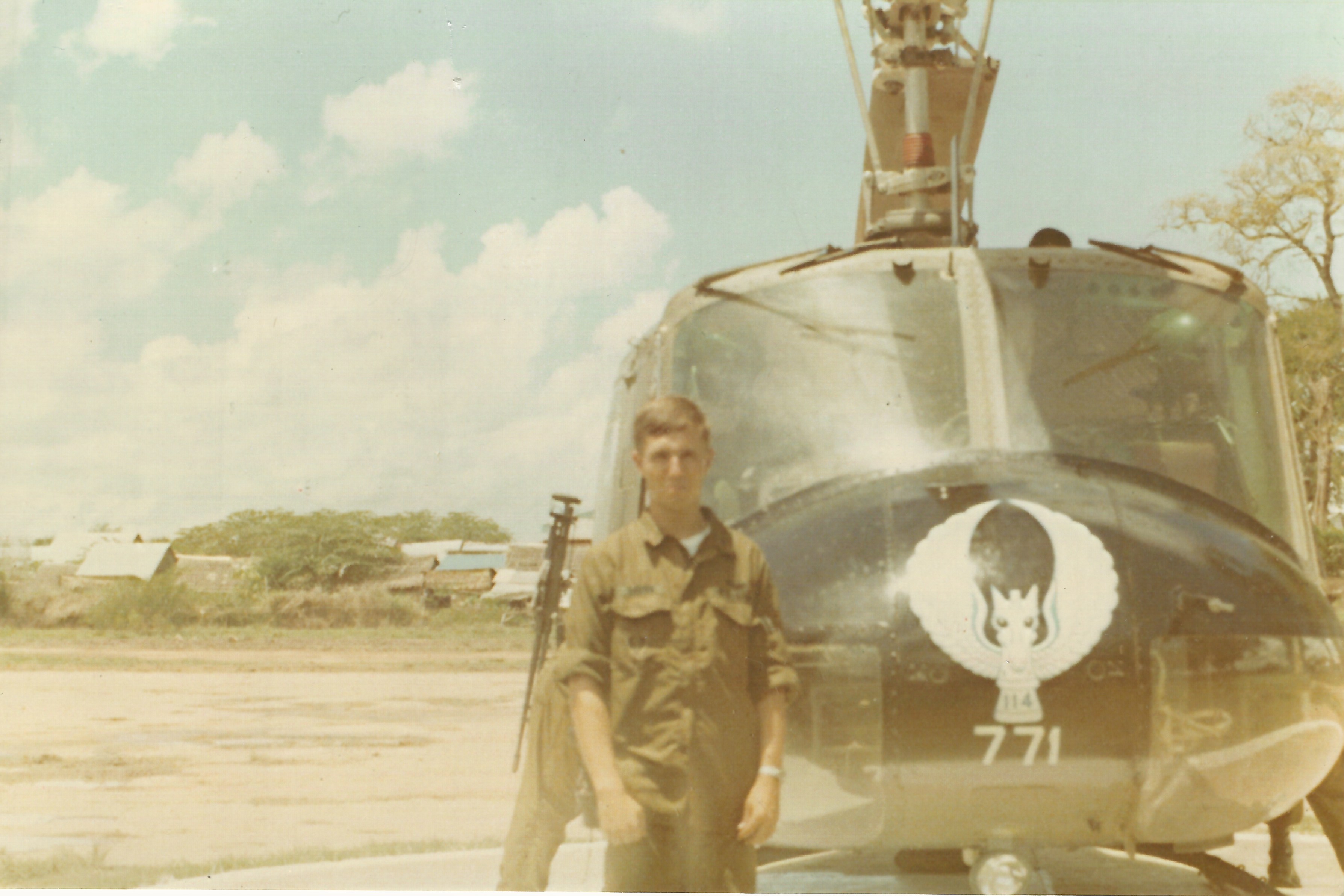 WO1 Malcolm Brown in Vietnam 1970